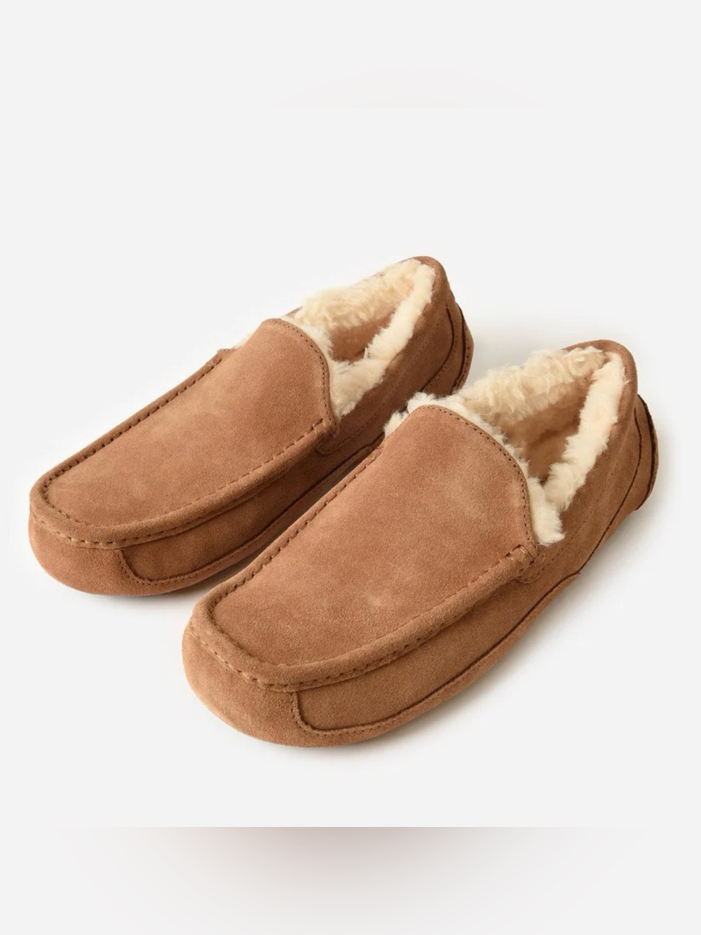 UGG Men's Chestnut Suede Moccasin Slippers